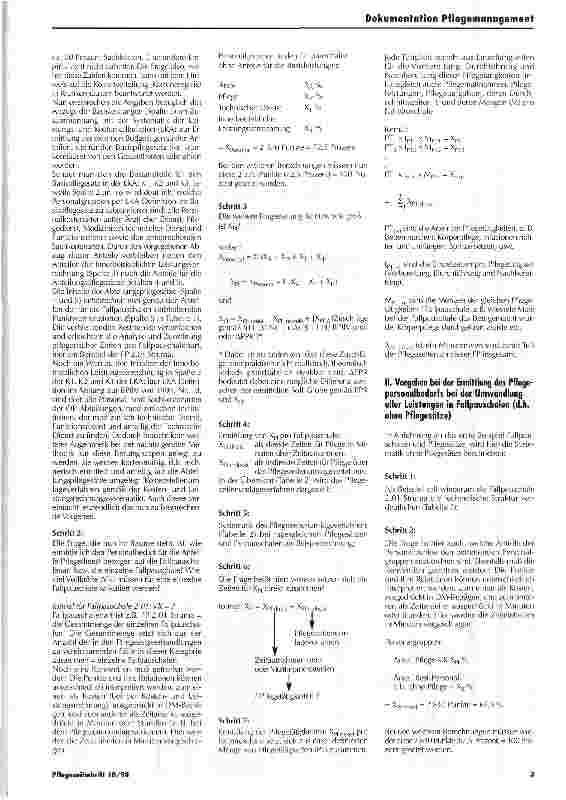 Vorschauseite 2: Ermittlung des Pflegepersonalbedarfs