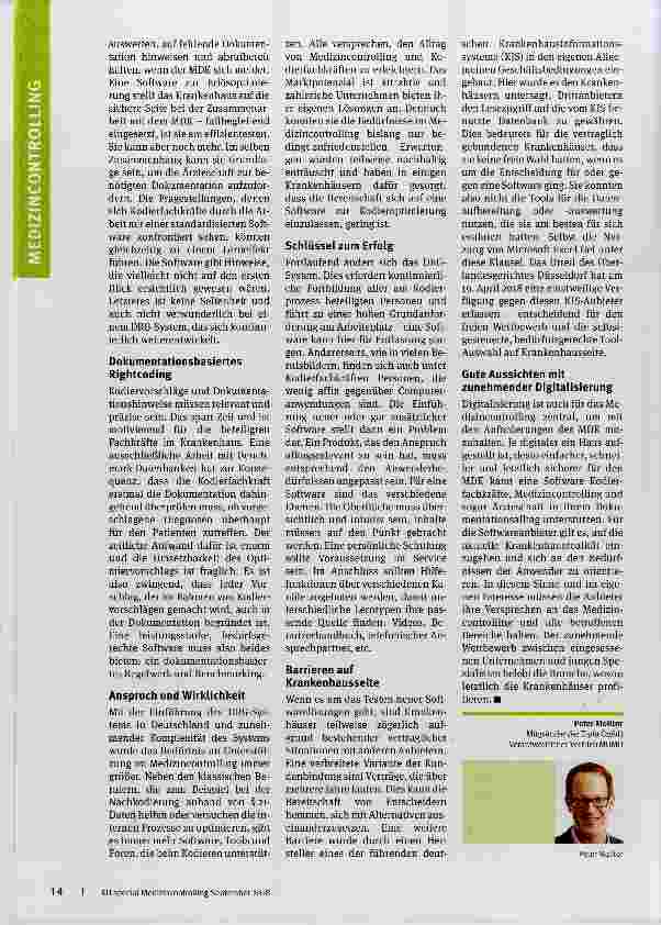 Vorschauseite 2: MDK-Sicherheit dank Digitalisierung