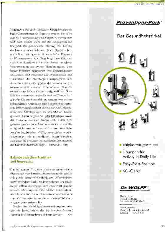 Vorschauseite 2: Familieninterne Unternehmensnachfolge