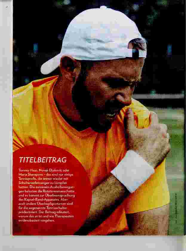 Vorschauseite 1: Tennisschulter