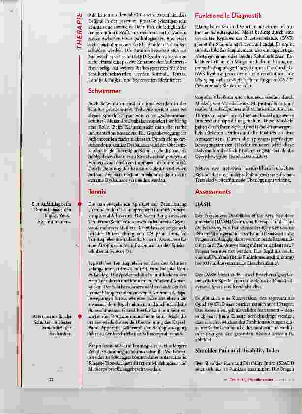 Vorschauseite 3: Tennisschulter