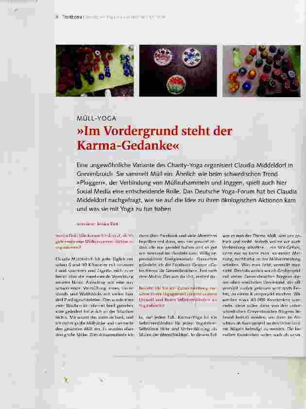 Vorschauseite 1: »Im Vordergrund steht der Karma-Gedanke«