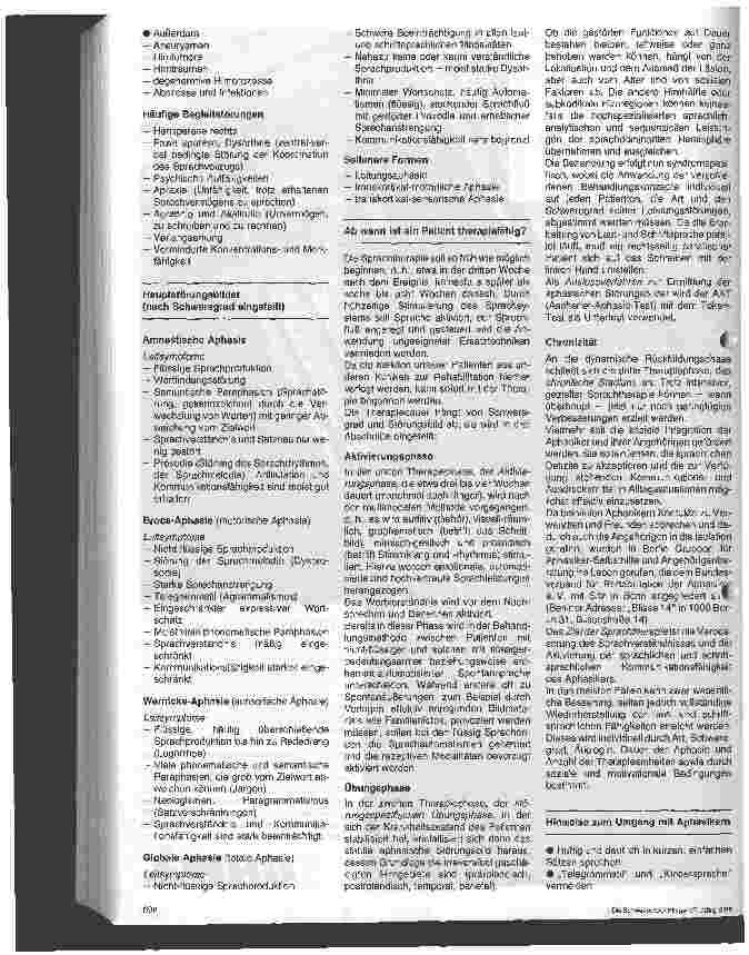 Vorschauseite 2: Rehabilitation durch Logopädie