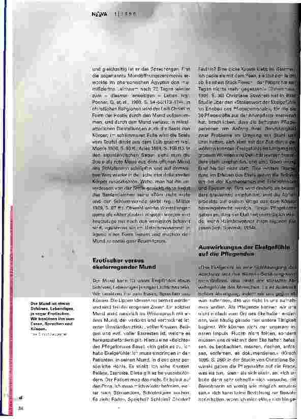 Vorschauseite 2: Ekel bei der Mundpflege: ein Tabuthema
