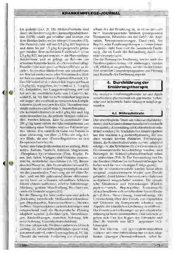 Vorschauseite 5: Ernährung des Intensivpatienten