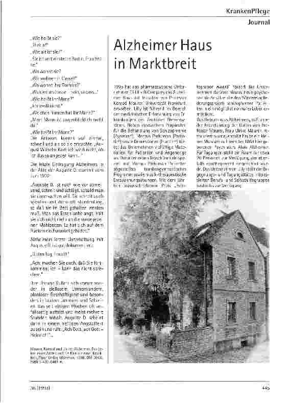 Vorschauseite 3: Alzheimer und Alzheimer