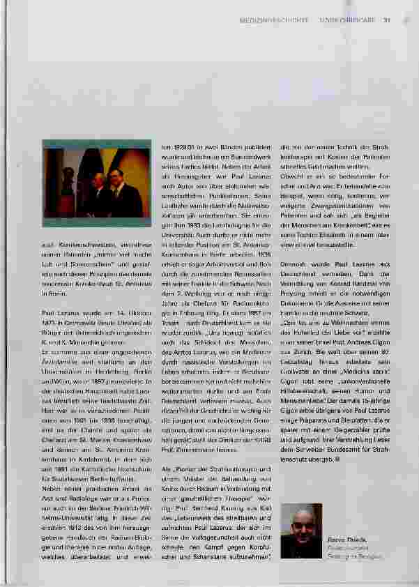 Vorschauseite 2: Paul Lazarus