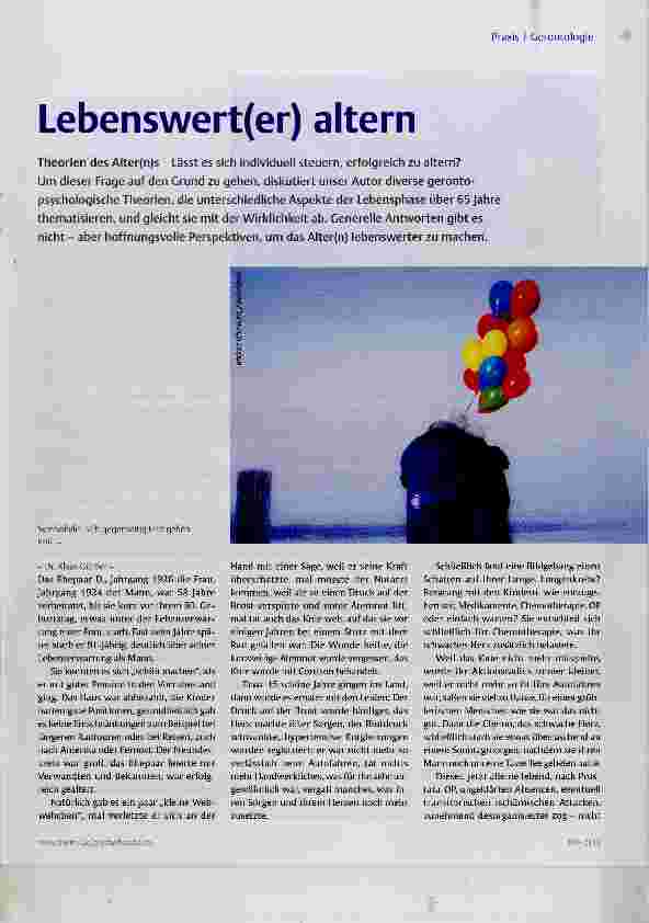 Vorschauseite 1: Lebenswert(er) altern