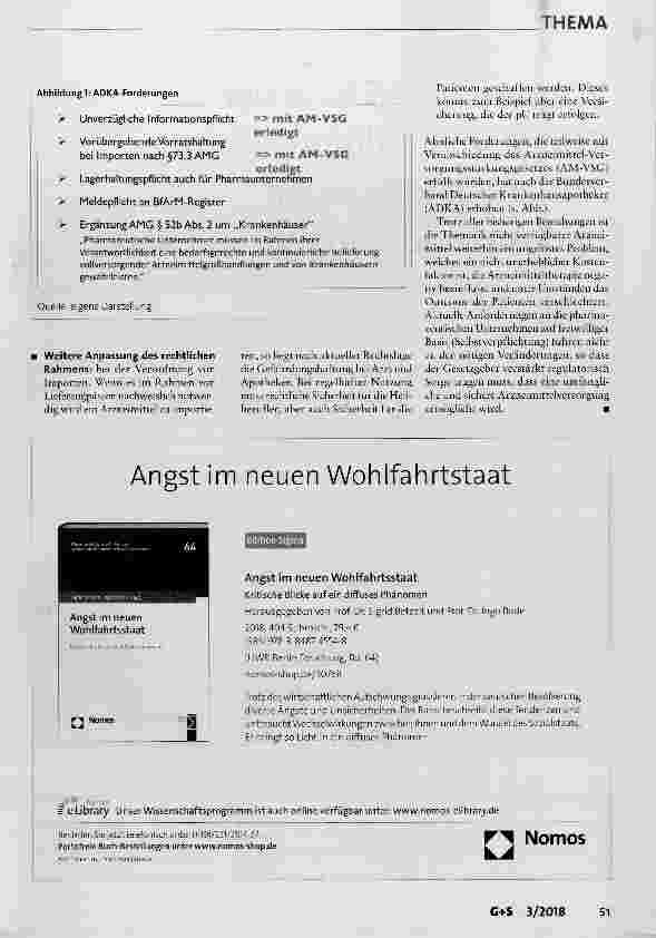 Vorschauseite 4: Versorgungsengpässe mit Arzneimitteln in deutschen Krankenhäusern