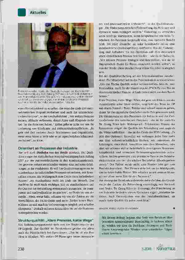 Vorschauseite 3: Zwischen Caritas und Industrie-Ethos