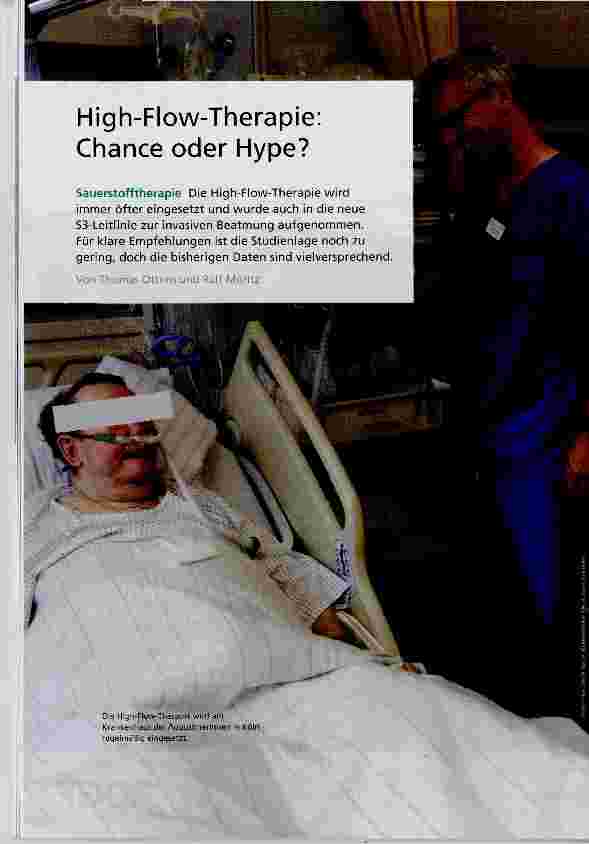 Vorschauseite 1: High-Flow-Therapie: Chance oder Hype?