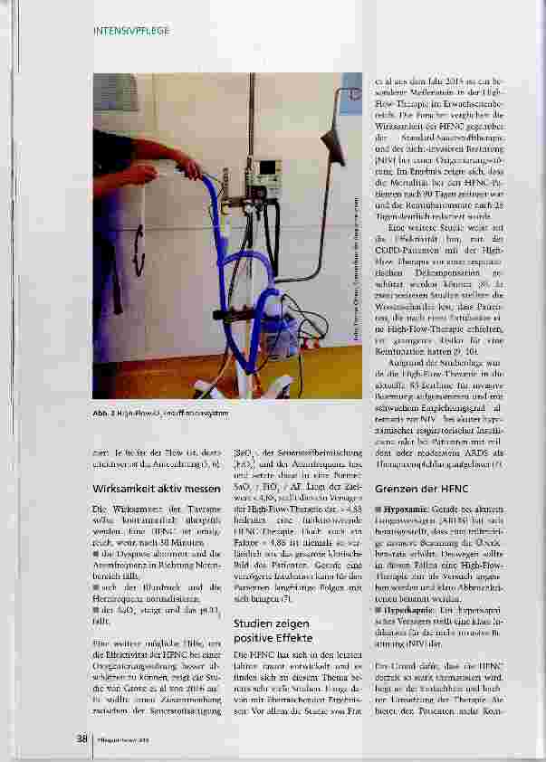 Vorschauseite 3: High-Flow-Therapie: Chance oder Hype?