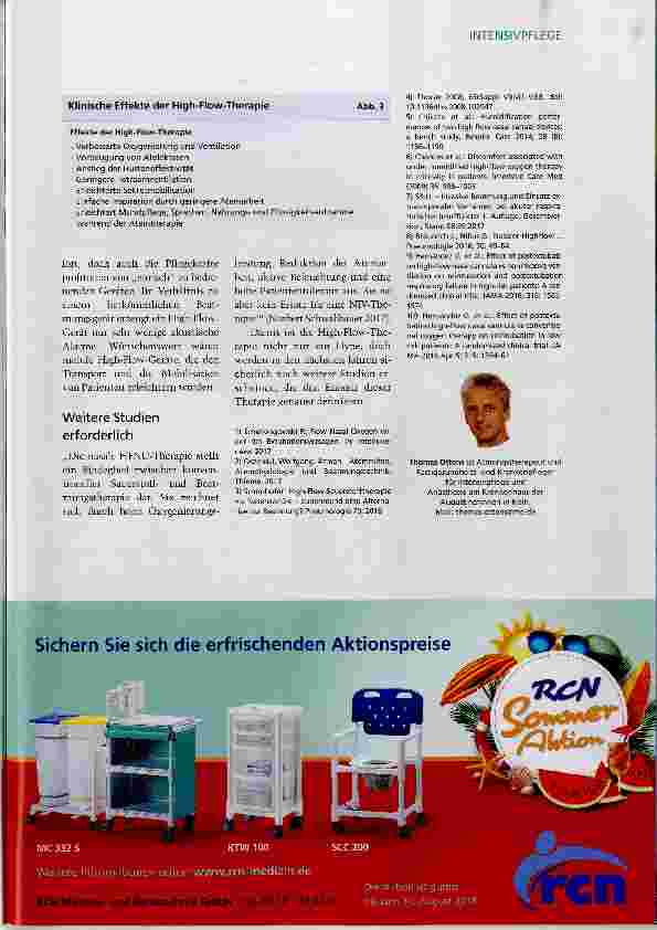 Vorschauseite 4: High-Flow-Therapie: Chance oder Hype?