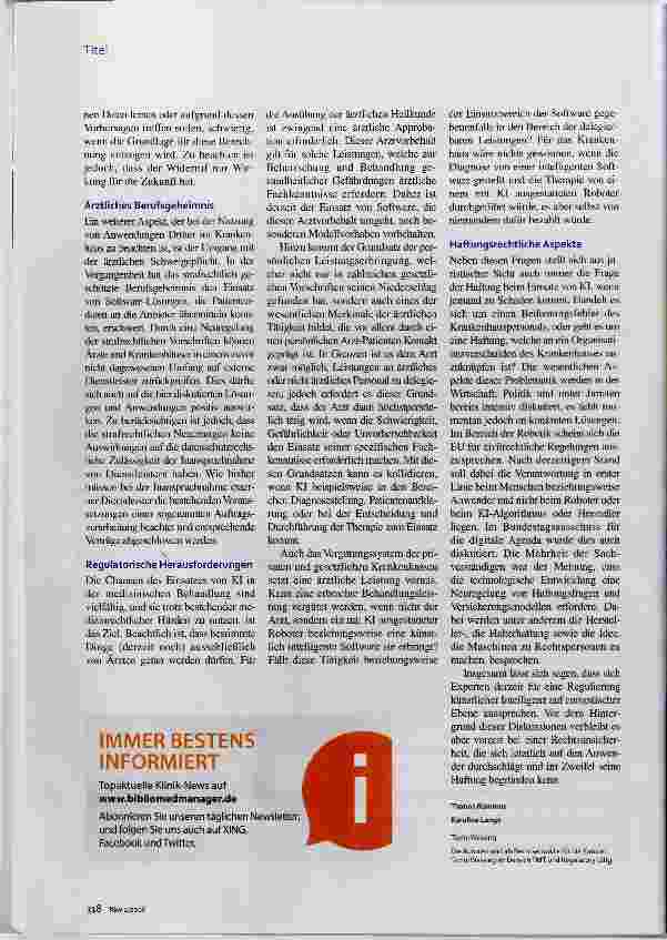 Vorschauseite 3: Noch herrscht Unsicherheit