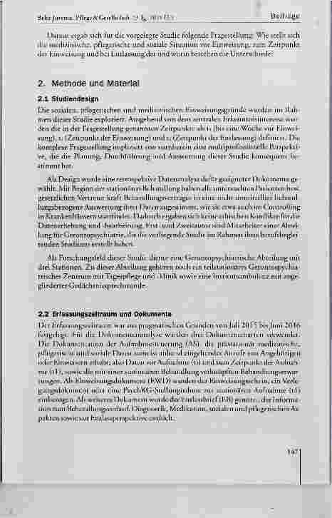 Vorschauseite 4: Komplexe Einweisungsgründe für Menschen mit Demenz in eine Gerontopsychiatrie Ergebnisse einer explorativen Dokumentenanalyse in den Jahren 2015 - 2016