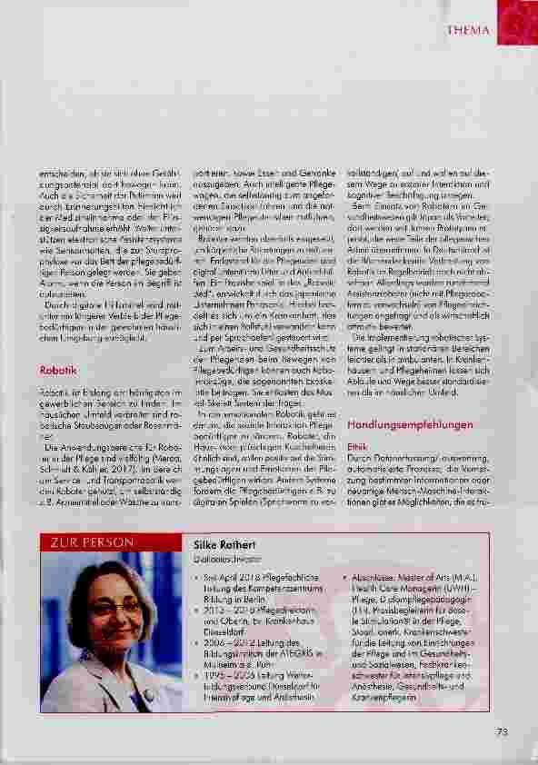 Vorschauseite 3: Wirtschaft4.0, Digitalisierung4.0- Pflege4.0?