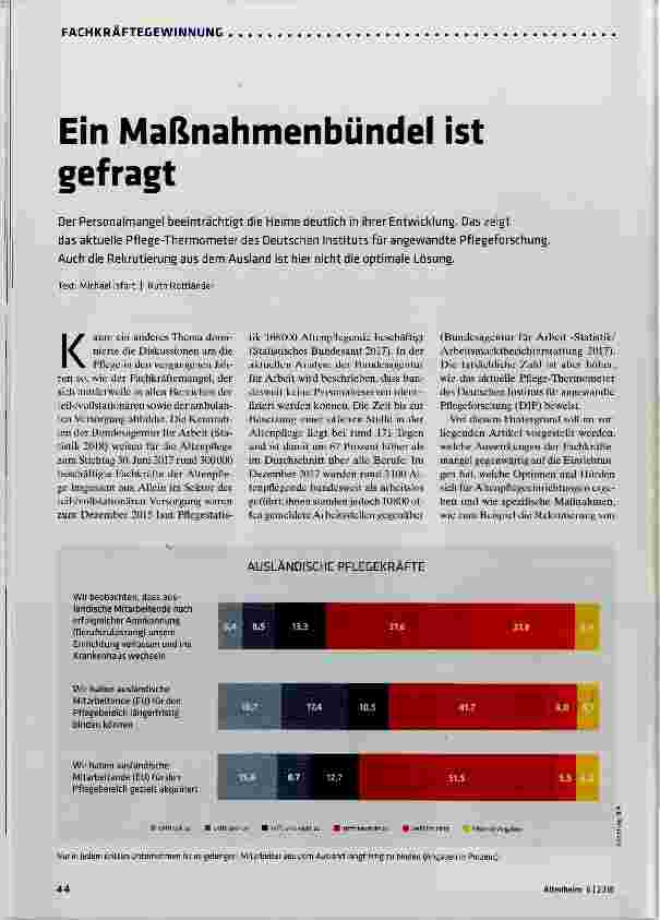 Vorschauseite 1: Ein Maßnahmenbündel ist gefragt