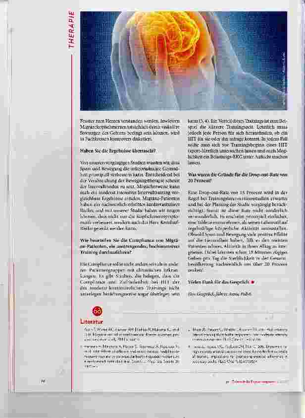 Vorschauseite 3: HIT empfehlenswert bei Migräne