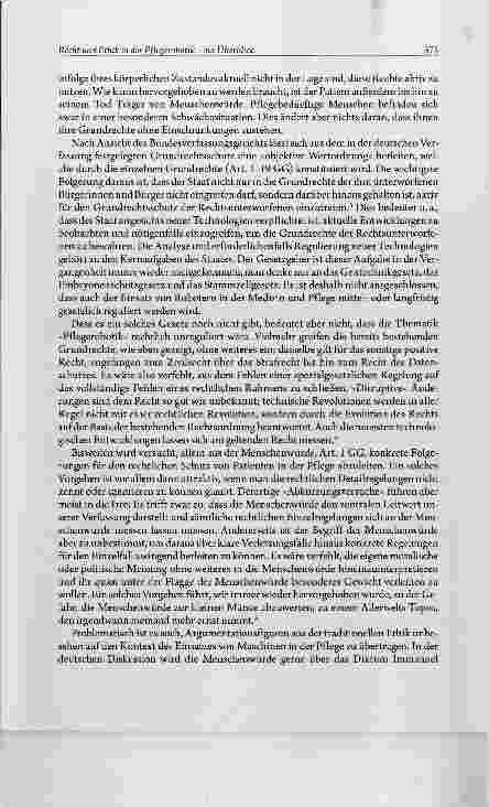 Vorschauseite 3: Recht und Ethik in der Pflegerobotik ein Überblick