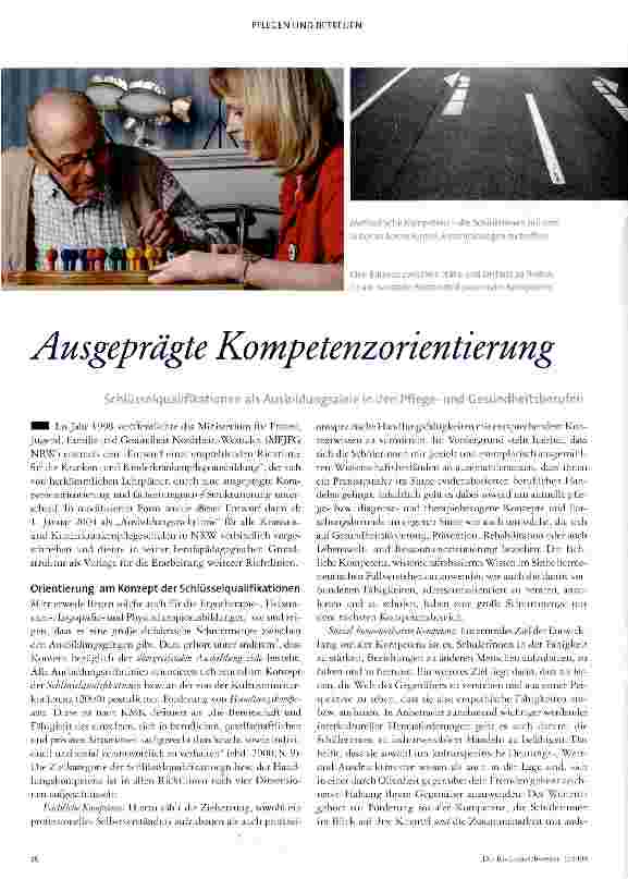 Vorschauseite 1: Ausgeprägte Kompetenzorientierung