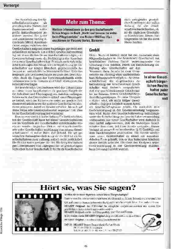 Vorschauseite 3: Vollmacht oder Gesellschaftsvertrag? Zukunftsvorsorge für das Unternehmen