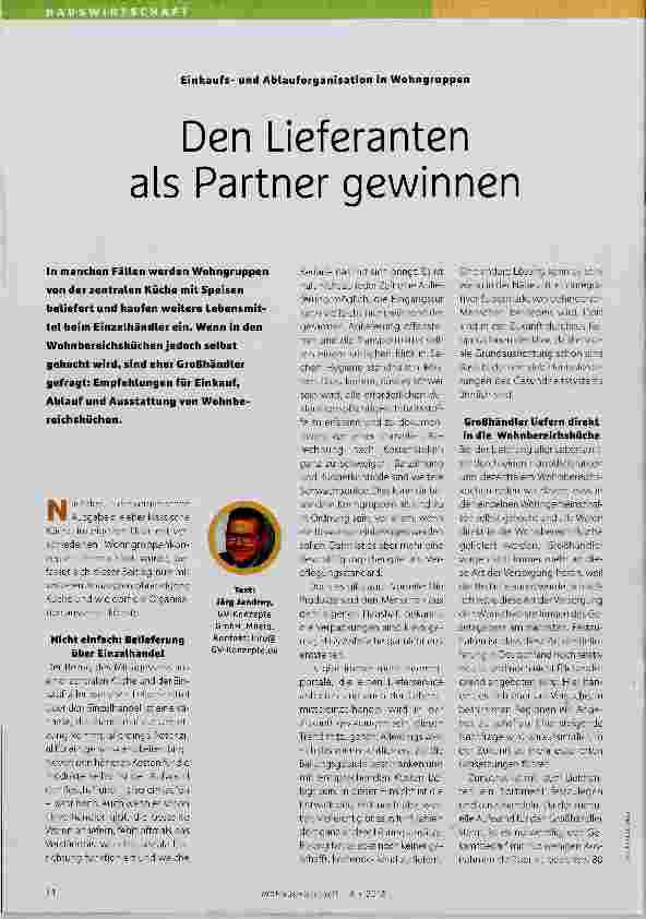Vorschauseite 1: Den Lieferanten als Partner gewinnen