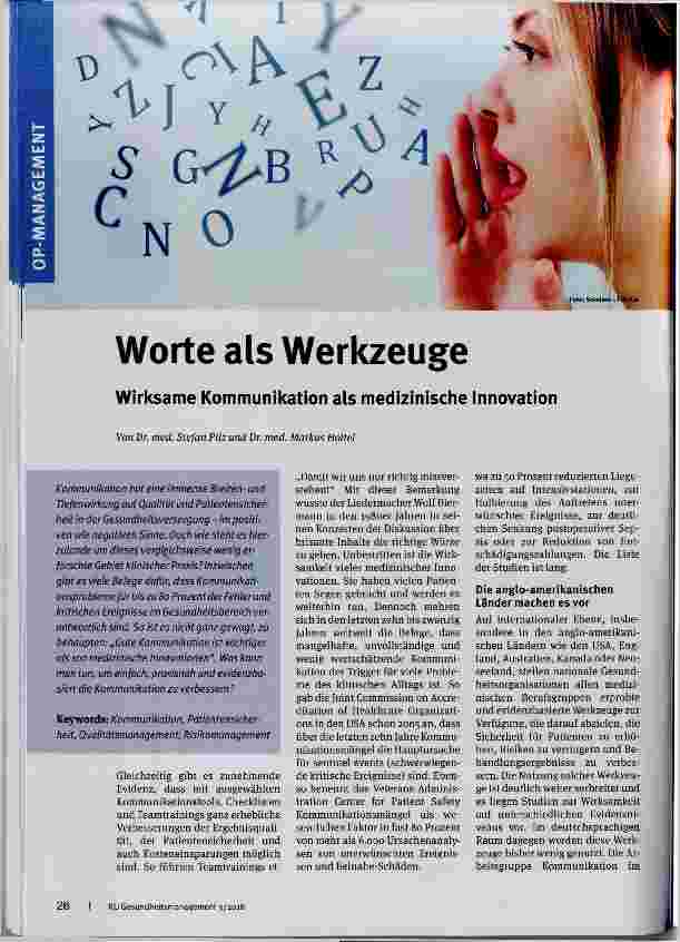 Vorschauseite 1: Worte als Werkzeuge