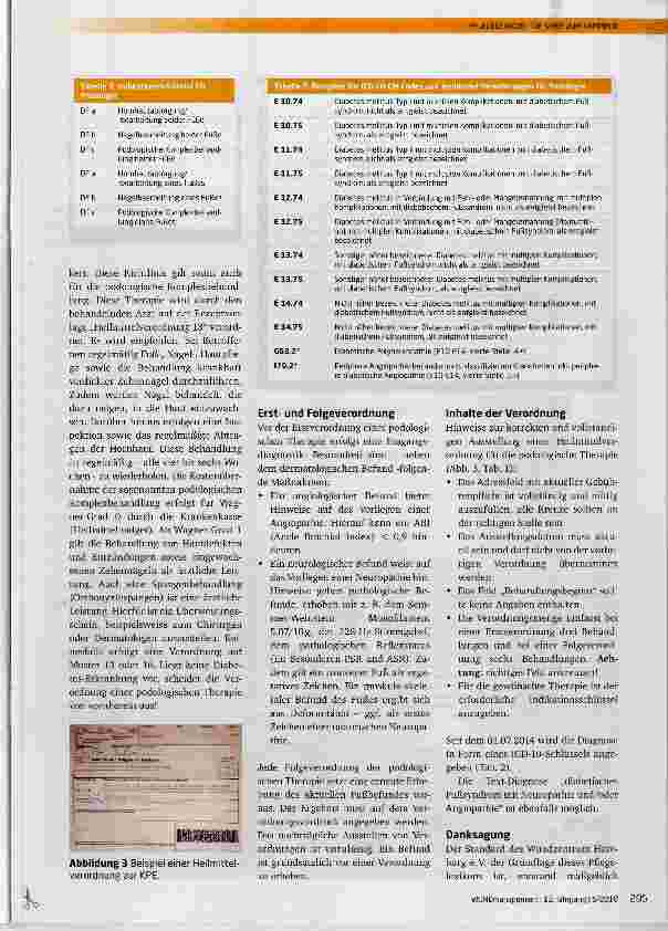 Vorschauseite 2: PFLEGELEXIKONdie Serie zum Sammeln Informationen zur Verordnung der podologischen Therapie
