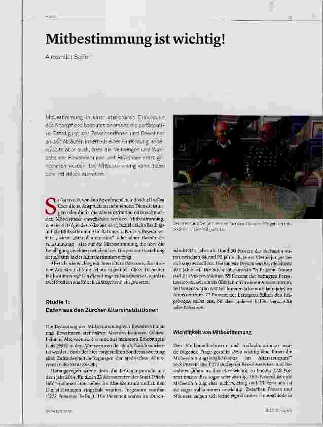 Vorschauseite 1: Mitbestimmung ist wichtig!