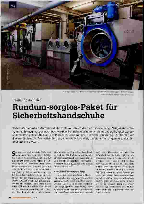 Vorschauseite 1: Rundum-sorglos-Paket für Sicherheitshandschuhe