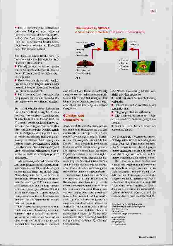 Vorschauseite 2: Kl schlägt Brustkrebs