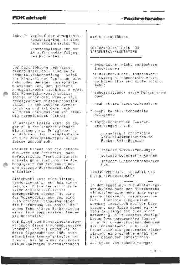 Vorschauseite 3: Ergebnisse der Nierentransplantation
