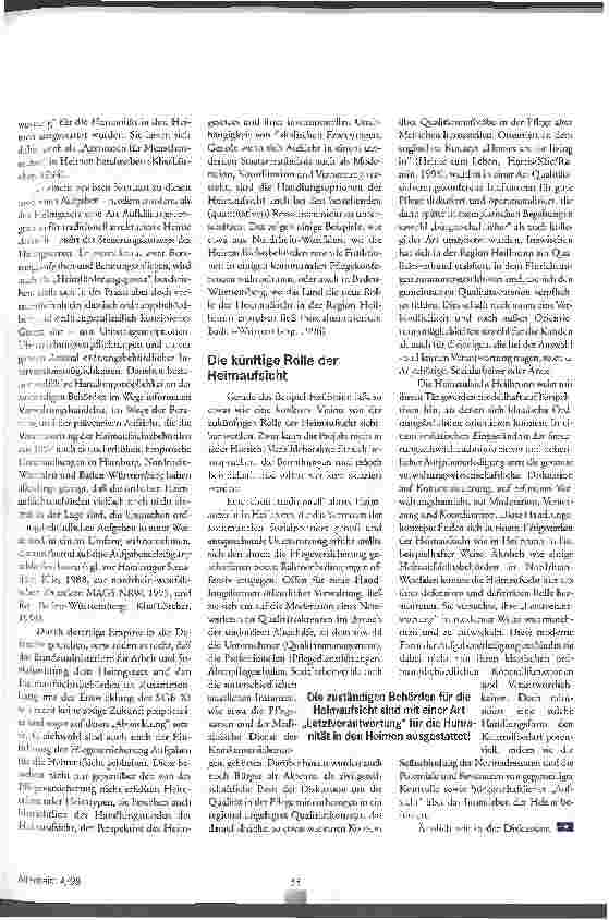 Vorschauseite 2: Die neue Rolle der Heimaufsicht
