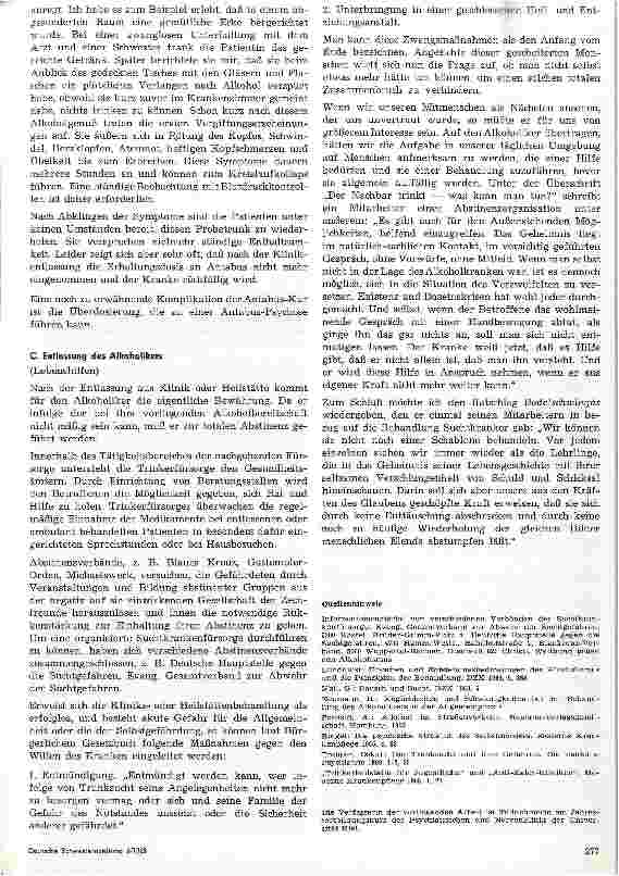 Vorschauseite 4: Probleme des Alkoholismus aus der Sicht der Krankenschwester