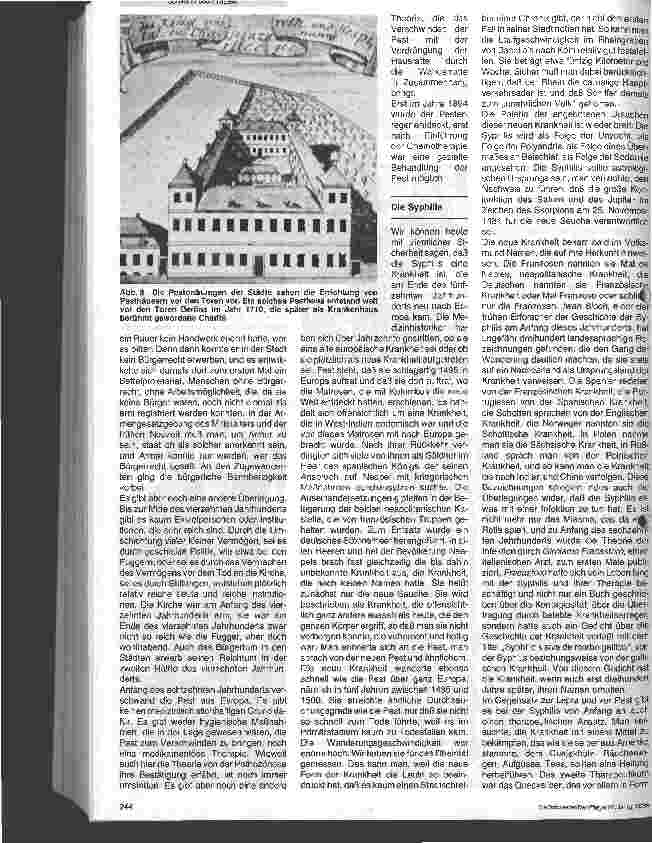 Vorschauseite 5: Geschlechtskrankheiten und Seuchenabwehr Versuch einer historischen Interpretation