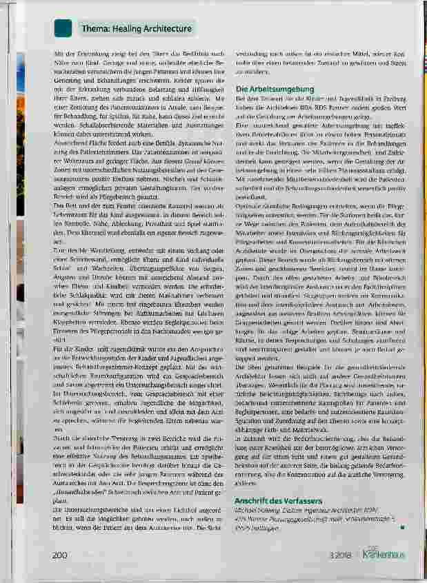 Vorschauseite 4: Die Kinderund Jugendklinik am Universitätsklinikum Freiburg