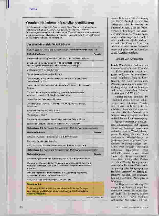 Vorschauseite 3: Wundinfektionen wirksam Vorbeugen und behandeln