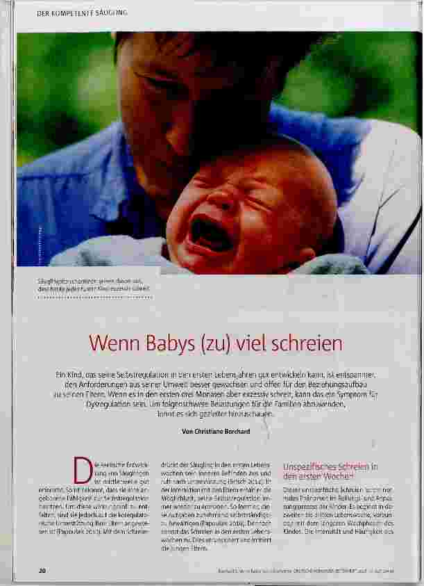 Vorschauseite 1: Wenn Babys (zu) viel schreien