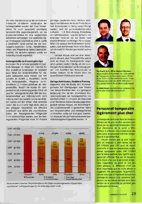 Vorschauseite 2: Temporärkräfte in der Pflege flexibel und nur wenig teurer