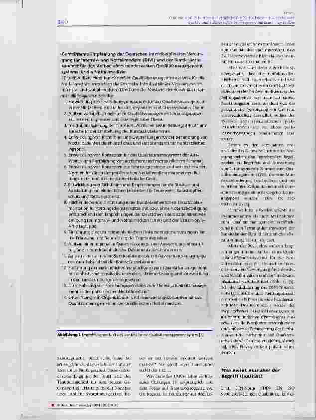 Vorschauseite 2: Qualität und Patientensicherheit in der Notfallmedizin up to date
