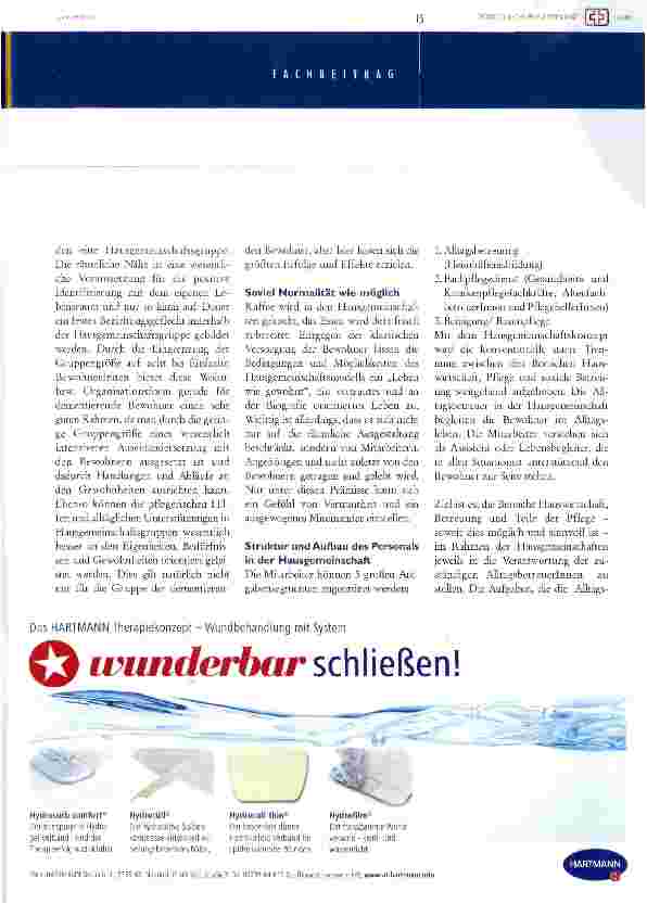 Vorschauseite 2: das leben in einer hausgemeinschaft