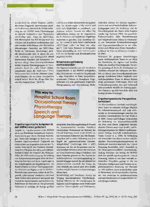 Vorschauseite 3: Ein Paradebeispiel für multidisziplinäre Entscheidungsfindung