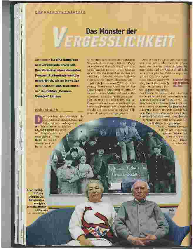 Vorschauseite 1: Das Monster der Vergesslichkeit