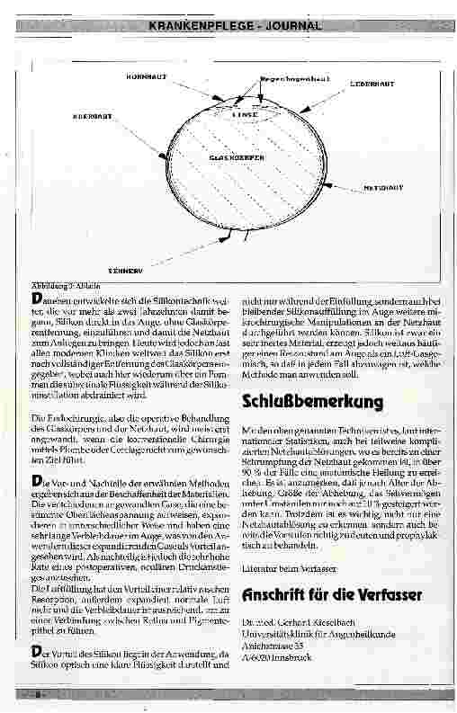 Vorschauseite 5: Ursachen, Klinik und Therapie der Netzhautablösung