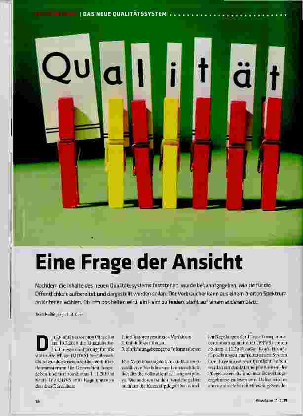 Vorschauseite 1: Eine Frage der Ansicht