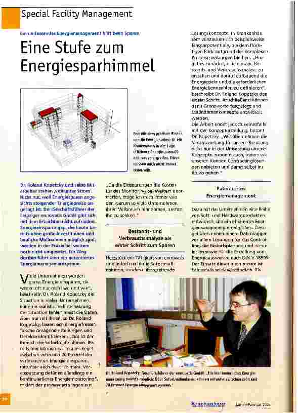 Vorschauseite 1: Eine Stufe zum Energiesparhimmel