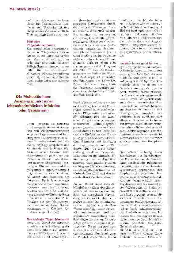 Vorschauseite 3: Wenn der Körper wehrlos ist