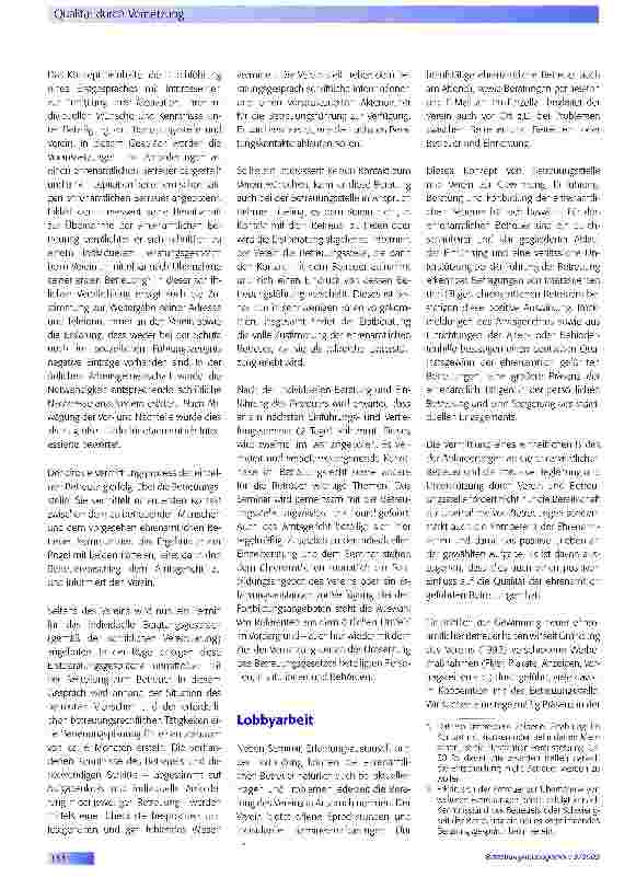 Vorschauseite 2: Qualität durch Vernetzung