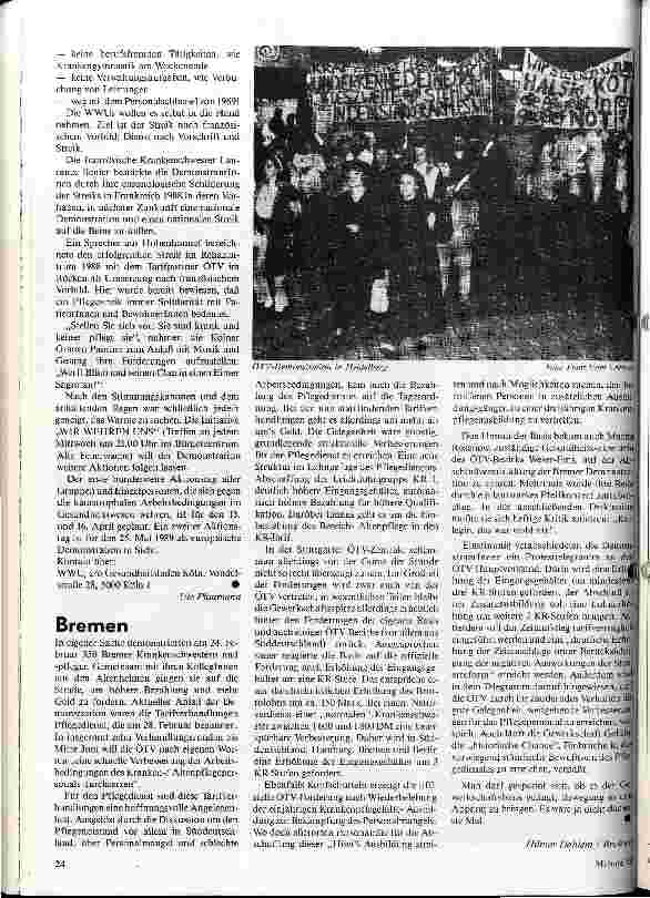 Vorschauseite 3: Uns reichts Pflegenotstand, Pflegeaufstand?