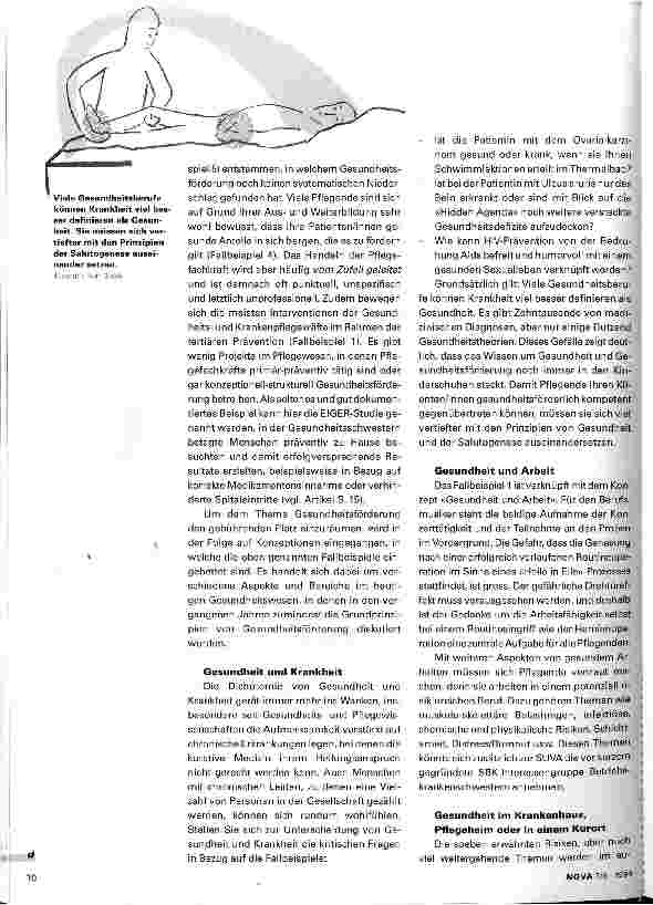 Vorschauseite 3: Gesundheitsförderung in der Pflege